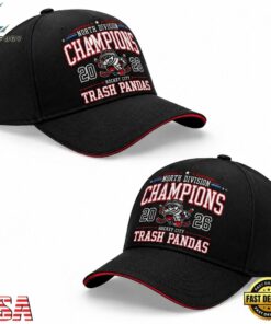 Rocket City Trash Pandas Southern League North Division Championship 2026 Cap, Fashion Baseball Cap Rocket City Trash Pandas Southern League North Division Championship 2026 Cap