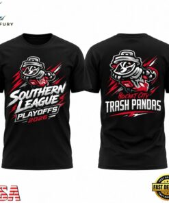 Rocket City Trash Pandas Southern League Playoffs 2026 T Shirt, Viral 3D Graphic Tee Rocket City Trash Pandas Southern League Playoffs 2026 T Shirt
