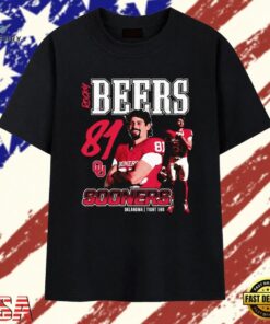 Rocky Beers 81 Oklahoma Sooners Tight End T Shirt, Trendy 2D Print Shirt Rocky Beers 81 Oklahoma Sooners Tight End T Shirt