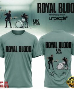 Royal Blood UK Tour Dead Company 2026 Special New 3D Shirt, Trending Music 3D Tee Royal Blood UK Tour Dead Company 2026 Special New 3D Shirt