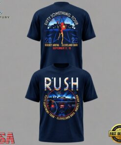 Rush Fifty Something Tour 2026 Cleveland Graphic T Shirt, Viral 3D Graphic Tee Rush Fifty Something Tour 2026 Cleveland Graphic T Shirt