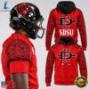 San Diego State Aztecs Football Red Black Tribal Pullover 2026 Hoodie, Viral 3D Graphic Tee San Diego State Aztecs Football Red Black Tribal Pullover 2026 Hoodie