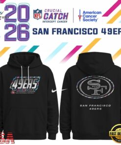 San Francisco 49ers NFL Crucial Catch 2026 Limited Edition Black Hoodie Shirt, Sports Fans 3D Shirt San Francisco 49ers Nfl Crucial Catch 2026 Limited Edition Black Hoodie Shirt