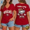 San Francisco 49ers NFL Hello Kitty Football V Neck T Shirt, NFL Team V Neck Tee 3 San Francisco 49ers NFL Hello Kitty Football V Neck T Shirt, NFL Team V Neck Tee San Francisco 49ers Nfl Hello Kitty Football V Neck T Shirt