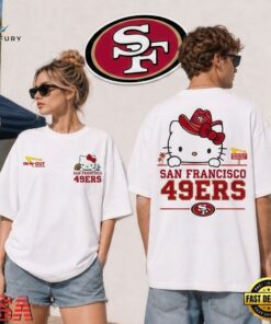San Francisco 49ers NFL Kitty Burger Game Day Unisex 3D Shirt, Sports Fans 3D Shirt San Francisco 49ers Nfl Kitty Burger Game Day Unisex 3D Shirt