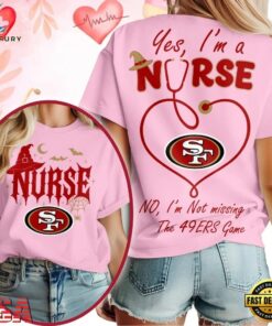 San Francisco 49ers NFL Night Shift Never Misses Game Day Halloween Nurse Unisex 3D Shirt, Sports Fans 3D Shirt San Francisco 49ers Nfl Night Shift Never Misses Game Day Halloween Nurse Unisex 3D Shirt