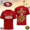 San Francisco 49ers NFL Whole Lot of Football Christian Cross 3D Shirt, Sports Fans 3D Shirt 3 San Francisco 49ers NFL Whole Lot of Football Christian Cross 3D Shirt, Sports Fans 3D Shirt San Francisco 49ers Nfl Whole Lot OF Football Christian Cross 3D Shirt