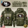 San Francisco 49ers x Salute To Service 2026 Limited Edition Hoodie, Viral 3D Graphic Tee San Francisco 49ers X Salute TO Service 2026 Limited Edition Hoodie