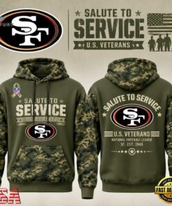 San Francisco 49ers x Salute To Service 2026 Limited Edition Hoodie, Viral 3D Graphic Tee San Francisco 49ers X Salute TO Service 2026 Limited Edition Hoodie