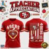 San Francisco 49ers x Teacher Appreciation Night 2026 Limited Edition T Shirt, Viral 3D Graphic Tee San Francisco 49ers X Teacher Appreciation Night 2026 Limited Edition T Shirt