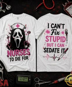Scrubs & Screams Halloween 3D Shirt, Trending Music 3D Tee Scrubs Screams Halloween 3D Shirt