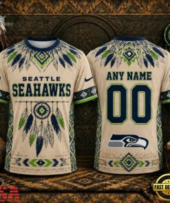 Seattle Seahawks 2026 NFL Native American Heritage 3D Shirt, Sports Fans 3D Shirt Seattle Seahawks 2026 Nfl Native American Heritage 3D Shirt