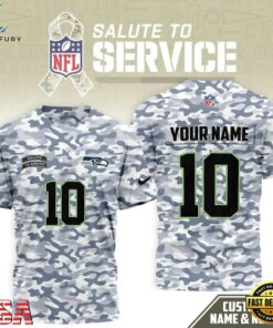 Seattle Seahawks 2026 NFL Salute to Service Camo New Design 3D Shirt, Sports Fans 3D Shirt Seattle Seahawks 2026 Nfl Salute TO Service Camo New Design 3D Shirt