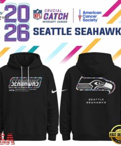 Seattle Seahawks NFL Crucial Catch 2026 Limited Edition Black Hoodie Shirt, Sports Fans 3D Shirt Seattle Seahawks Nfl Crucial Catch 2026 Limited Edition Black Hoodie Shirt