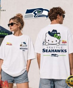 Seattle Seahawks NFL Kitty Burger Game Day Unisex 3D Shirt, Sports Fans 3D Shirt Seattle Seahawks Nfl Kitty Burger Game Day Unisex 3D Shirt
