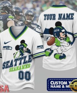 Seattle Seahawks NFL Mickey Quarterback Football Jersey, Trending NFL Jersey Seattle Seahawks Nfl Mickey Quarterback Football Jersey