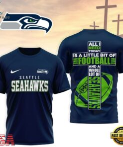 Seattle Seahawks NFL Whole Lot of Football Christian Cross 3D Shirt, Sports Fans 3D Shirt Seattle Seahawks Nfl Whole Lot OF Football Christian Cross 3D Shirt