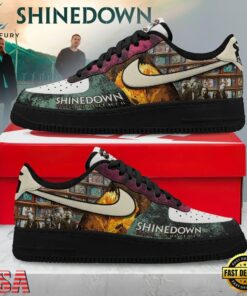 Shinedown Planet Zero Custom Air Force 1 Shoes, Dance Kid Dance Act II Graphic Sneakers, Music Lover AF1 Shoes Shinedown Planet Zero Custom Air Force 1 Shoes Dance Kid Dance Act II Graphic Sneakers