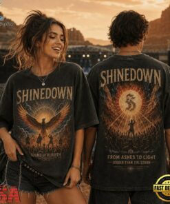 Shinedown, Sound of Rebirth, From Ashes To Light 3D Shirt, Trending Music 3D Tee Shinedown Sound OF Rebirth From Ashes TO Light 3D Shirt