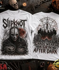 Slipknot Chaos After Dark Halloween 3D Shirt, Trending Music 3D Tee Slipknot Chaos After Dark Halloween 3D Shirt