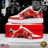 Social Distortion Skelly & Dice Custom Air Force 1 Shoes, Music Lover AF1 Shoes Social Distortion Skelly Dice Custom Air Force 1 Shoes
