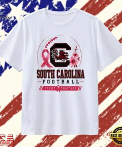 South Carolina Gamecocks Football Fight Together Breast Cancer Awareness T Shirt, Trendy 2D Print Shirt South Carolina Gamecocks Football Fight Together Breast Cancer Awareness T Shirt