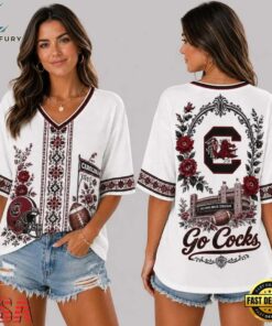 South Carolina Gamecocks NCAA Collegiate Pride Collection V Neck T Shirt, NCAA V Neck Fan Shirt South Carolina Gamecocks Ncaa Collegiate Pride Collection V Neck T Shirt