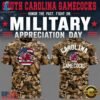 South Carolina Gamecocks x Military Appreciation 2026 Special New Camo 3D Shirt, Viral 3D Graphic Tee South Carolina Gamecocks X Military Appreciation 2026 Special New Camo 3D Shirt