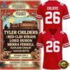 Special 2026 Tyler Childers x Ohio State Buckeyes Football Jersey, Fashion Football Jersey Special 2026 Tyler Childers X Ohio State Buckeyes Football Jersey