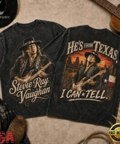 Stevie Ray Vaughan Vintage Sunset Texas Flag Graphic 3D Shirt, Trending Music 3D Tee Stevie Ray Vaughan Vintage Sunset Texas Flag Graphic 3D Shirt