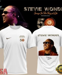 Stevie Wonder Songs in the Key of Life Performances 50th Anniversary Signed 3D Shirt, Trending Music 3D Tee Stevie Wonder Songs IN The Key OF Life Performances 50th Anniversary Signed 3D Shirt