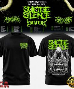 Suicide Silence Reminders of Hell Tour 2026 Graphic 3D Shirt, Trending Music 3D Tee Suicide Silence Reminders OF Hell Tour 2026 Graphic 3D Shirt