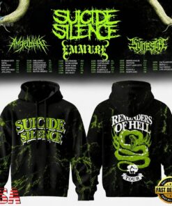 Suicide Silence Reminders of Hell Tour 2026 Limited Edition Hoodie, Trending Music 3D Tee Suicide Silence Reminders OF Hell Tour 2026 Limited Edition Hoodie