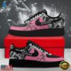 Suicideboys Hip Hop Custom Air Force 1 Shoes, G59 Pink & Black Graphic Sneakers, Music Lover AF1 Shoes Suicideboys Hip Hop Custom Air Force 1 Shoes G59 Pink Black Graphic Sneakers