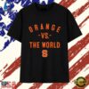 Syracuse Orange basketball vs The World T Shirt, Trendy 2D Print Shirt Syracuse Orange Basketball VS The World T Shirt