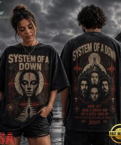System of a Down, Wake Up Grab A Brush, Hide The Scars 3D Shirt, Trending Music 3D Tee System OF A Down Wake UP Grab A Brush Hide The Scars 3D Shirt