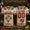 Tampa Bay Buccaneers 2026 NFL Native American Heritage 3D Shirt, Sports Fans 3D Shirt Tampa Bay Buccaneers 2026 Nfl Native American Heritage 3D Shirt