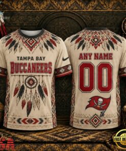 Tampa Bay Buccaneers 2026 NFL Native American Heritage 3D Shirt, Sports Fans 3D Shirt Tampa Bay Buccaneers 2026 Nfl Native American Heritage 3D Shirt