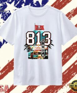 Tampa Bay Buccaneers 813 Tampa Centro Ybor T Shirt, Trendy 2D Print Shirt Tampa Bay Buccaneers 813 Tampa Centro Ybor T Shirt