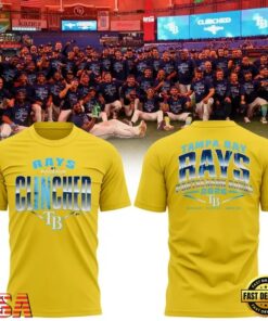 Tampa Bay Rays Yellow 2026 Postseason T Shirt, Viral 3D Graphic Tee Tampa Bay Rays Yellow 2026 Postseason T Shirt