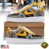 Tate McRae Baby Don't Get Greedy Grey & Yellow Pop Concert Air Force 1 Shoes, Music Lover AF1 Shoes Tate Mcrae Baby Don T Get Greedy Grey Yellow Pop Concert Air Force 1 Shoes