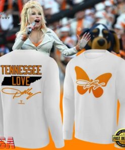 Tennessee Football Dolly Parton Signed White Sweatshirt, Trending Music 3D Tee Tennessee Football Dolly Parton Signed White Sweatshirt