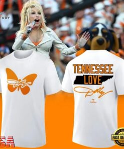Tennessee Football Dolly Parton Signed White T Shirt, Trending Music 3D Tee Tennessee Football Dolly Parton Signed White T Shirt
