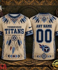 Tennessee Titans 2026 NFL Native American Heritage 3D Shirt, Sports Fans 3D Shirt Tennessee Titans 2026 Nfl Native American Heritage 3D Shirt