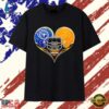 Tennessee Titans and Tennessee Volunteers Football Heart T Shirt, Trendy 2D Print Shirt 3 Tennessee Titans and Tennessee Volunteers Football Heart T Shirt, Trendy 2D Print Shirt Tennessee Titans And Tennessee Volunteers Football Heart T Shirt