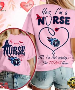 Tennessee Titans NFL Night Shift Never Misses Game Day Halloween Nurse Unisex 3D Shirt, Sports Fans 3D Shirt Tennessee Titans Nfl Night Shift Never Misses Game Day Halloween Nurse Unisex 3D Shirt