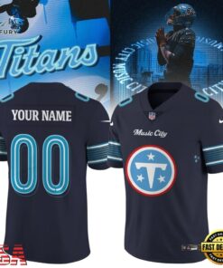 Tennessee Titans NFL Rivalries 2026 Custom Name And Number Football Jersey, Fashion Football Jersey Tennessee Titans Nfl Rivalries 2026 Custom Name And Number Football Jersey
