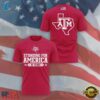 Texas A&M Aggies 20 Years Standing For America Red T Shirt, Viral 3D Graphic Tee Texas A M Aggies 20 Years Standing For America Red T Shirt