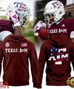Texas A&M Aggies Football Salute to Service 2026 Hoodie, Viral 3D Graphic Tee Texas A M Aggies Football Salute TO Service 2026 Hoodie