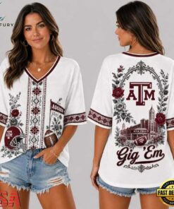 Texas A&M Aggies NCAA Collegiate Pride Collection V Neck T Shirt, NCAA V Neck Fan Shirt Texas A M Aggies Ncaa Collegiate Pride Collection V Neck T Shirt